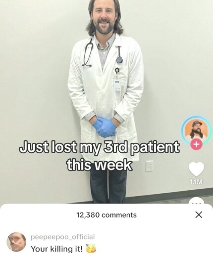 You’re killing it!